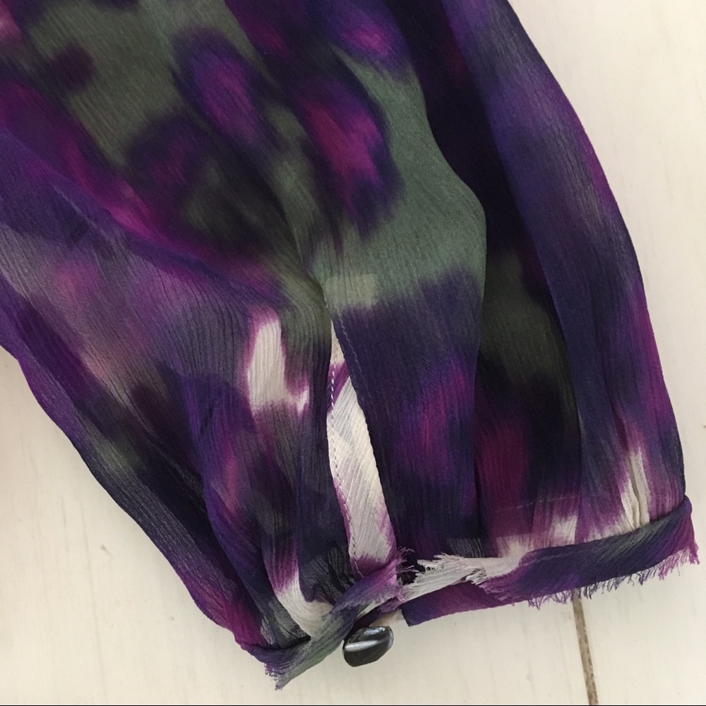 Maisie 100% Silk Watercolor Print Dress | J. Crew | Size 2 - Picture 6 of 9